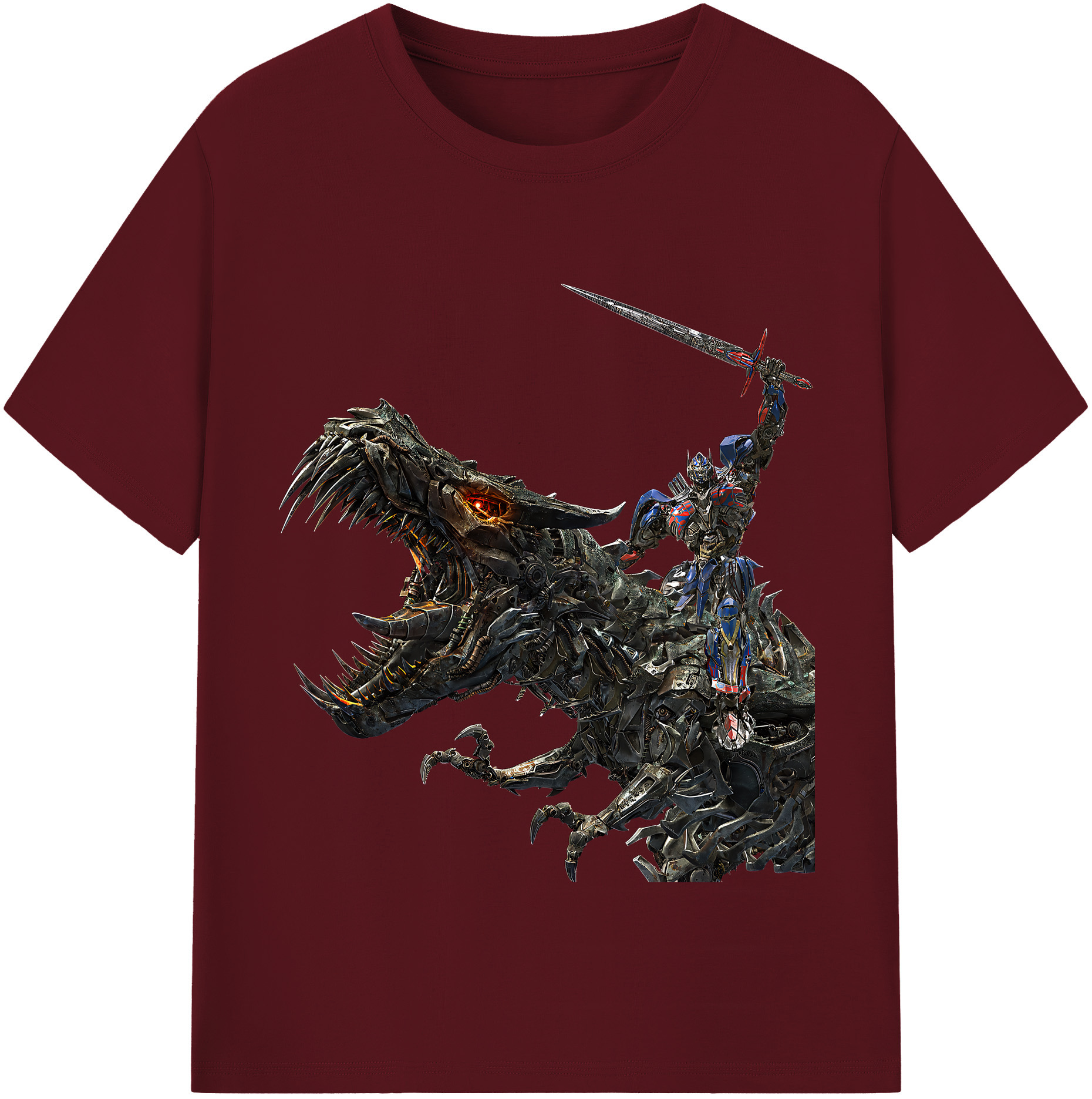 （画像用） Transformers トランスフォーマー 綿100％半袖Tシャツ（フロントプリント）
